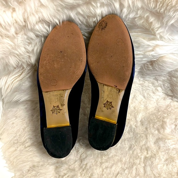 Charlotte Olympia Kitty Velvet Flats - Picture 7 of 7
